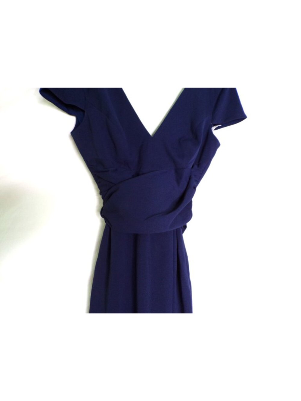 🆕 DRESS THE POPULATION Dana Dress Navy Blue Small 4-6 - Picture 8 of 12